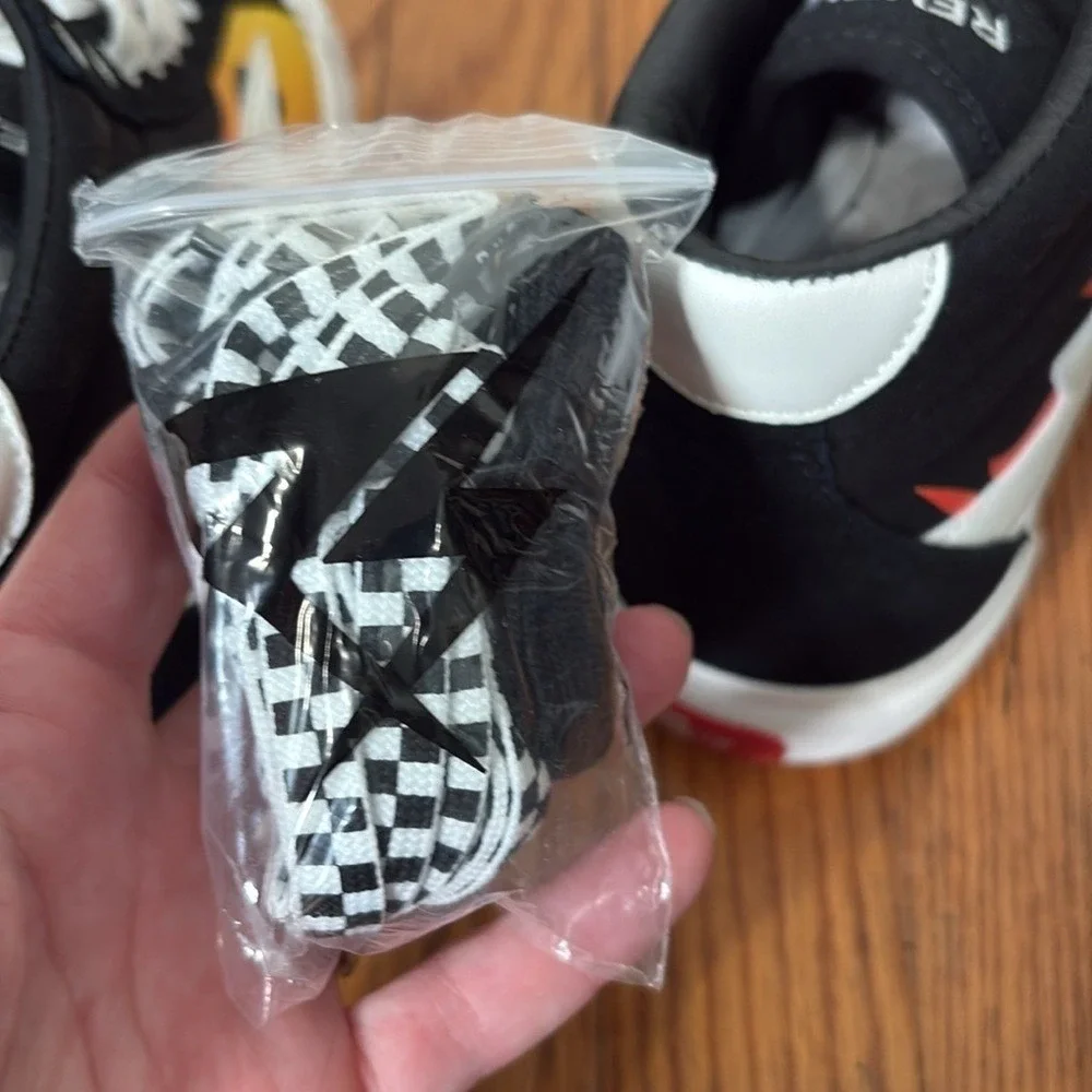 Revenge x Storm Vol 2 High Top‎ Black Flame Lightning Bolt Sneakers Men's 8 NWOB
